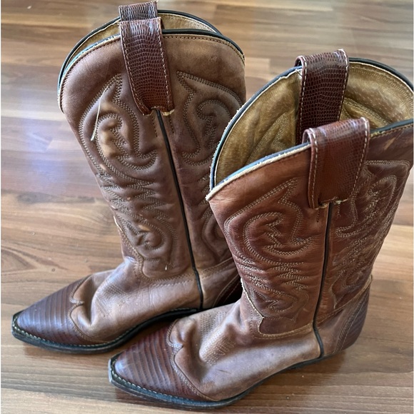 Genuine leather armadillo cowboy boots - Picture 6 of 9